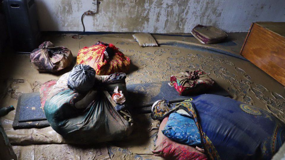 خسارات سیل در گنبد کاووس 