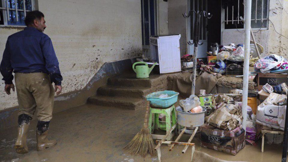 خسارات سیل در گنبد کاووس 