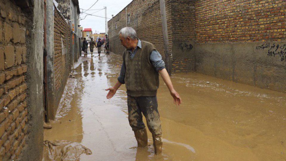 خسارات سیل در گنبد کاووس 