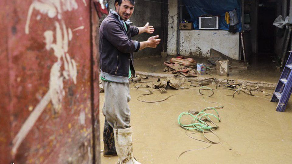 خسارات سیل در گنبد کاووس 