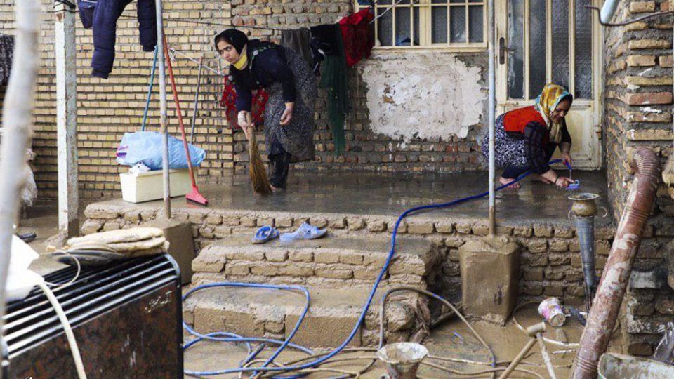 خسارات سیل در گنبد کاووس 