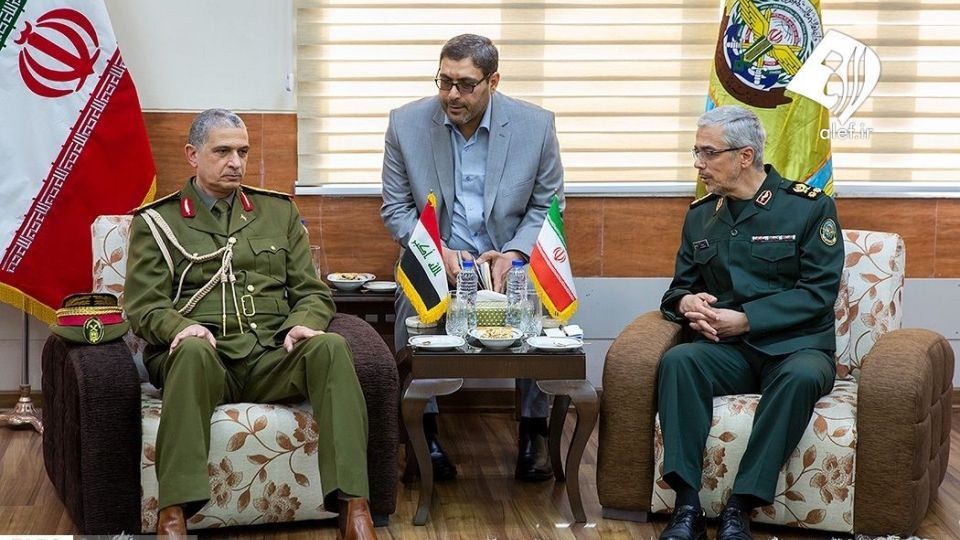 دیدار رئیس ستاد مشترک ارتش عراق و سرلشکر باقری