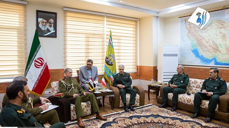 دیدار رئیس ستاد مشترک ارتش عراق و سرلشکر باقری
