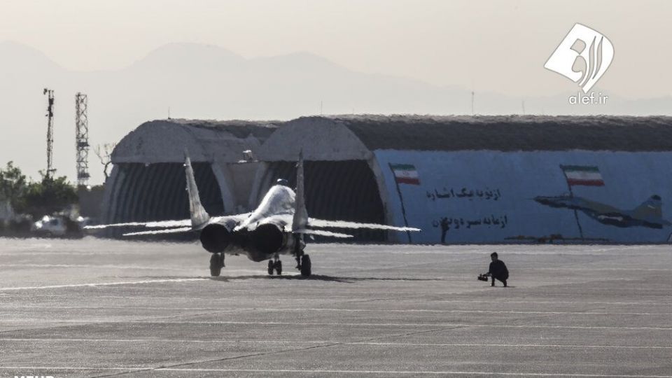 تمرین رژه جنگنده بمب افکن‌های نیروی هوایی ارتش