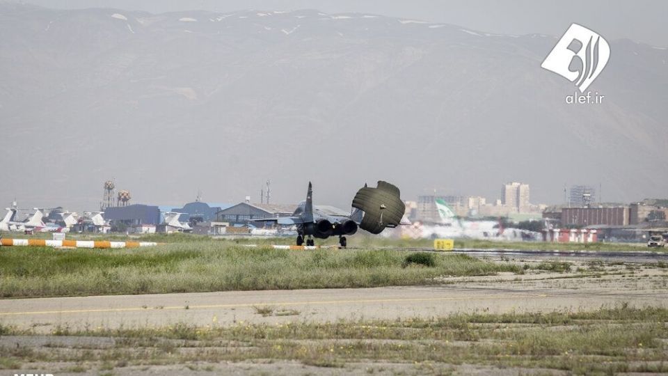 تمرین رژه جنگنده بمب افکن‌های نیروی هوایی ارتش