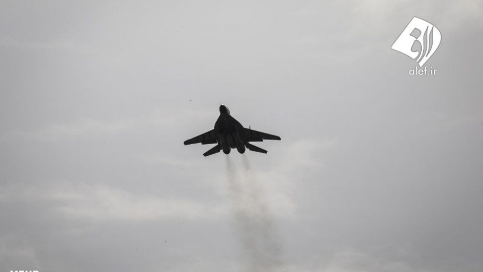تمرین رژه جنگنده بمب افکن‌های نیروی هوایی ارتش