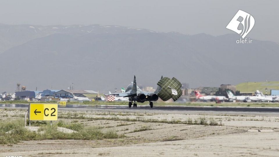 تمرین رژه جنگنده بمب افکن‌های نیروی هوایی ارتش