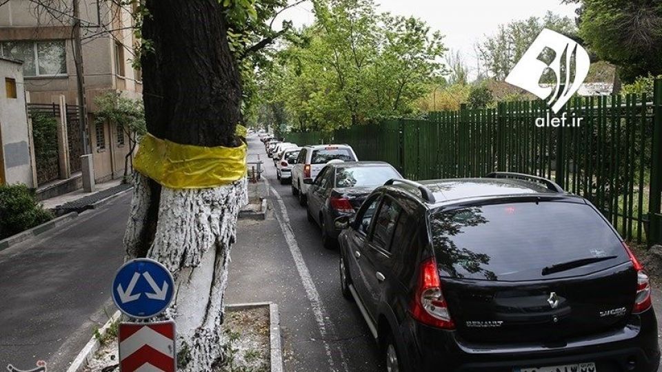 صف طولانی مقابل پمپ بنزین ها