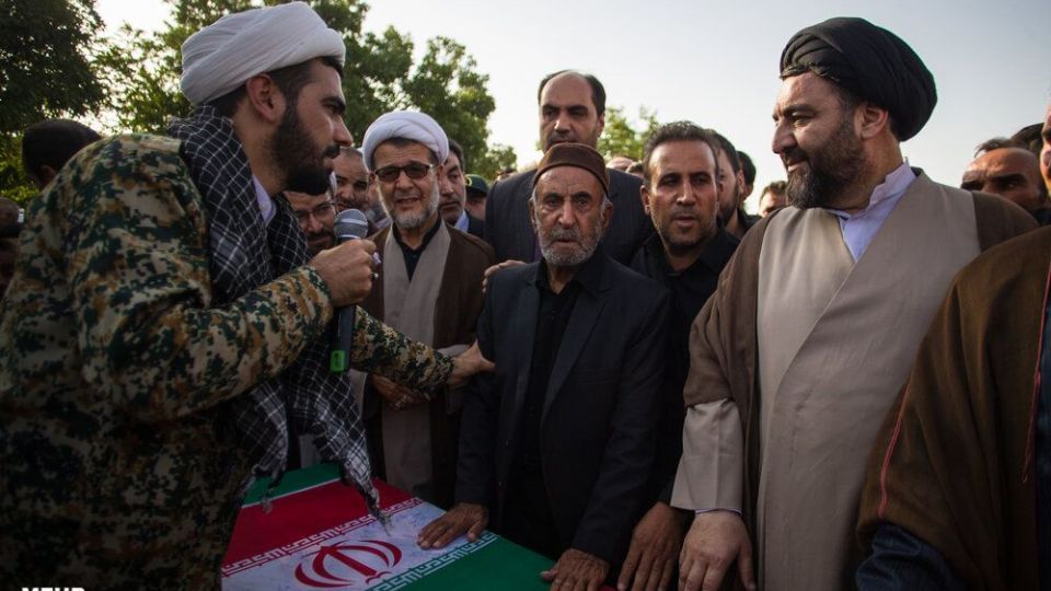 تشییع پیکر شهید اکبر مهدی‌زاده