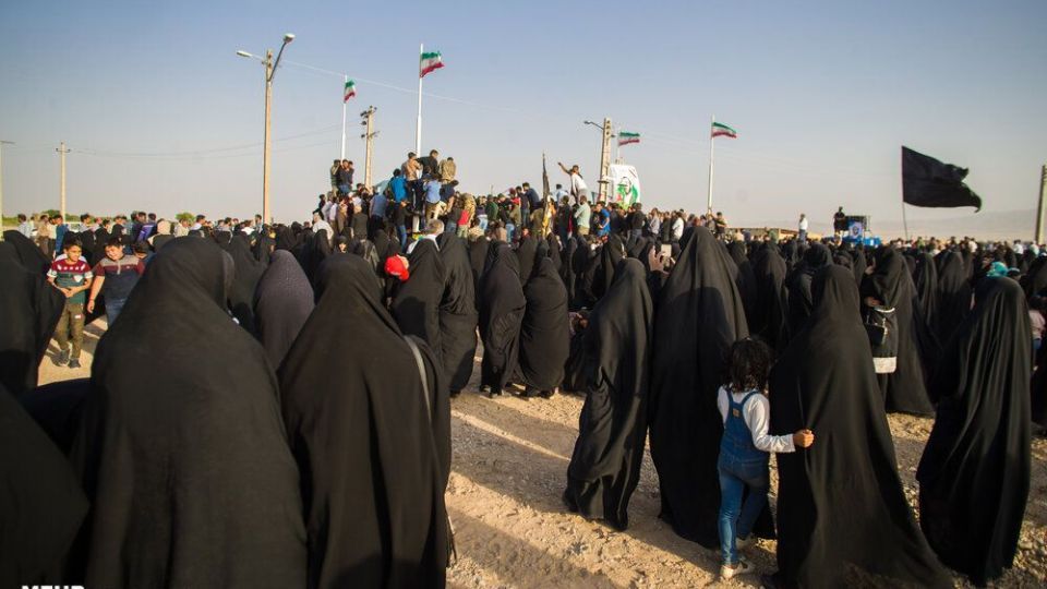 تشییع پیکر شهید اکبر مهدی‌زاده