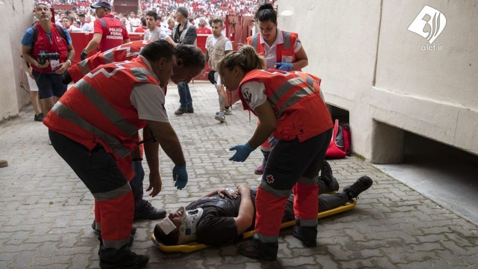 جشنواره گاو بازی در اسپانیا‎