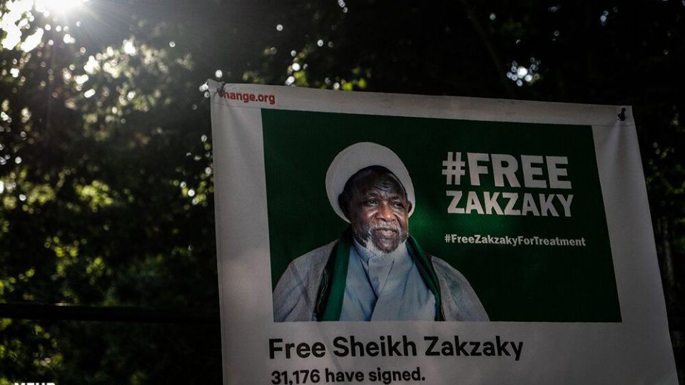 تجمع اعتراضی مقابل سفارت نیجریه در حمایت از شیخ زکزاکی