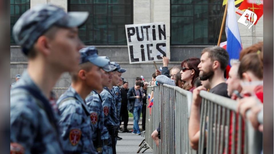 تظاهرات گسترده مخالفان پوتین در مسکو 