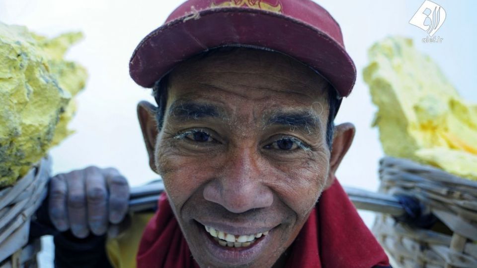  معدن آتشفشانی کاوا ایجن به روایت تصویر