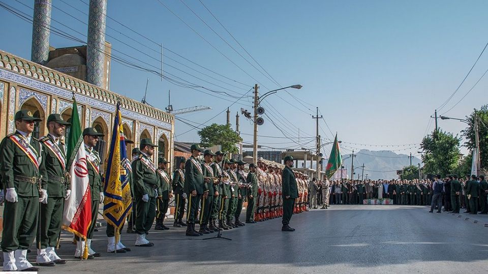 تشییع پیکر شهید «سیدمحسن نقیبی» در کرمانشاه