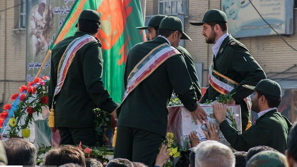 تشییع پیکر شهید «سیدمحسن نقیبی» در کرمانشاه