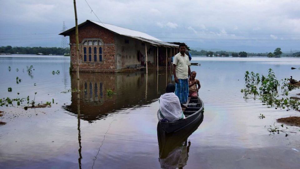 سیل در جنوب آسیا