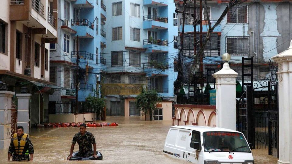 سیل در جنوب آسیا