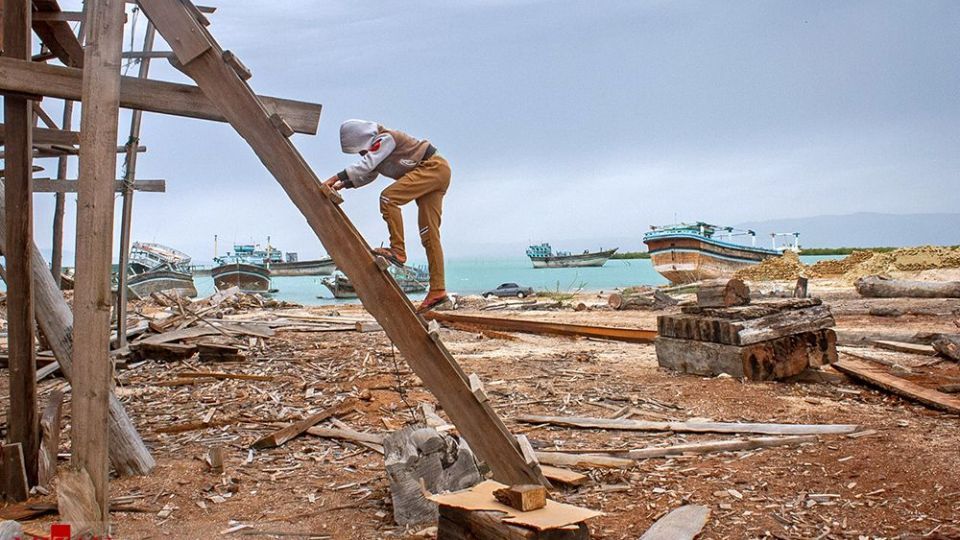 کارگاه لنج سازی - جزیره قشم کارگاه لنج سازی - جزیره قشم