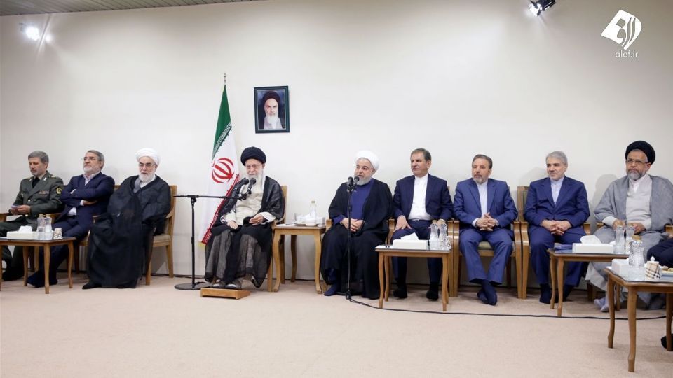 دیدار اعضای هیئت دولت با رهبر انقلاب