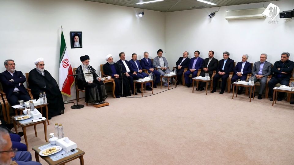 دیدار اعضای هیئت دولت با رهبر انقلاب