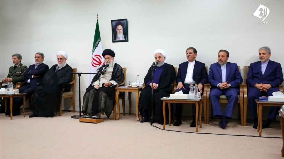 دیدار اعضای هیئت دولت با رهبر انقلاب