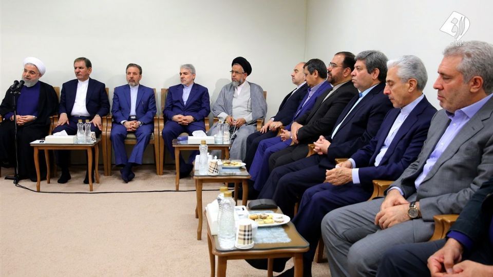 دیدار اعضای هیئت دولت با رهبر انقلاب