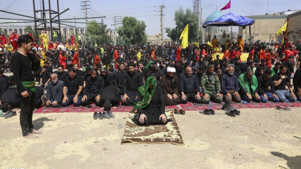 آیین خیمه سوزان هیئت خیام الحسین قم