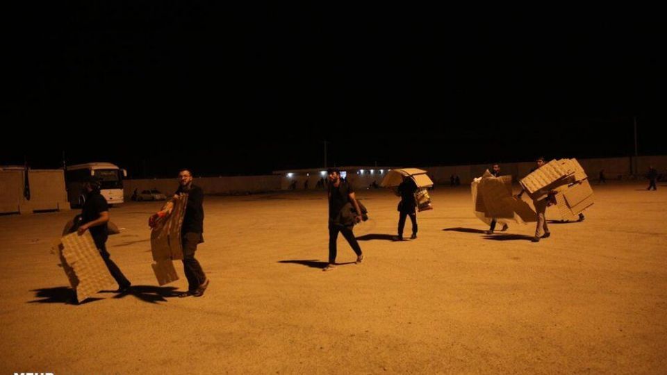 سیل زائران اربعین در مرز شلمچه