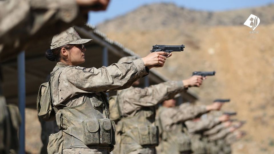 آموزش زنان نظامی در ترکیه