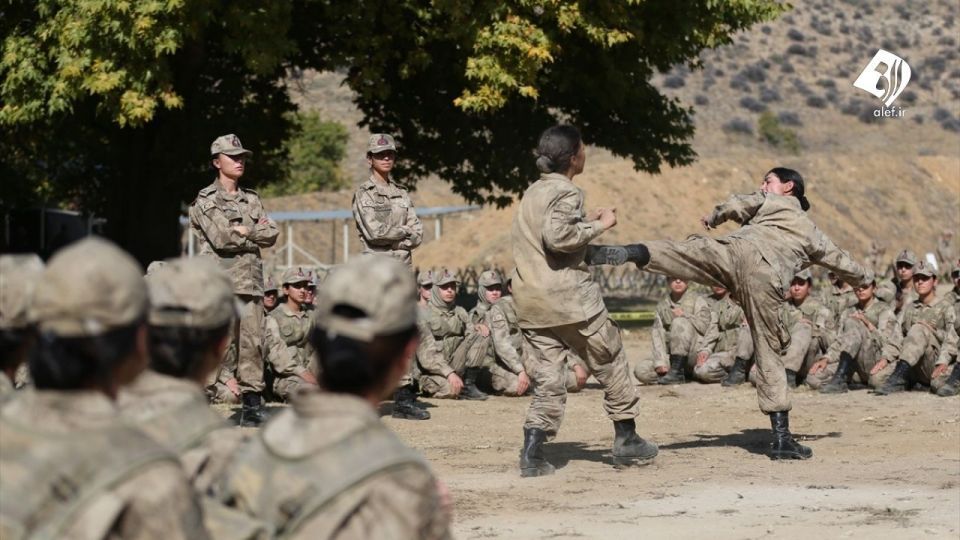 آموزش زنان نظامی در ترکیه