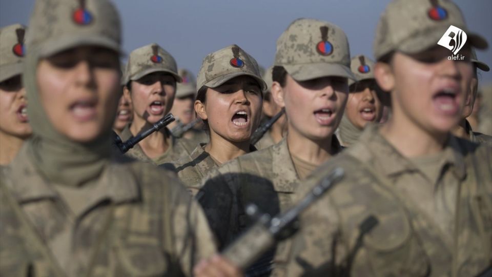 آموزش زنان نظامی در ترکیه