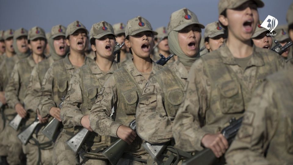 آموزش زنان نظامی در ترکیه