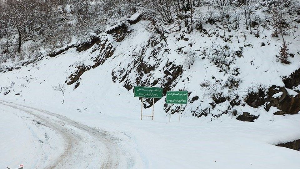 طبیعت برفی ییلاقات رودسر