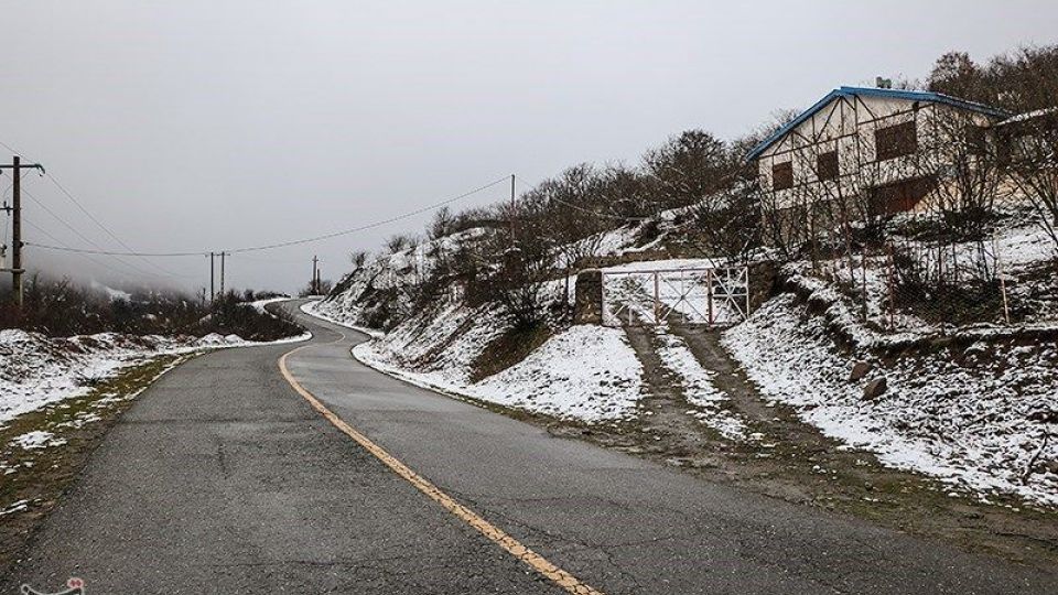 طبیعت برفی ییلاقات رودسر