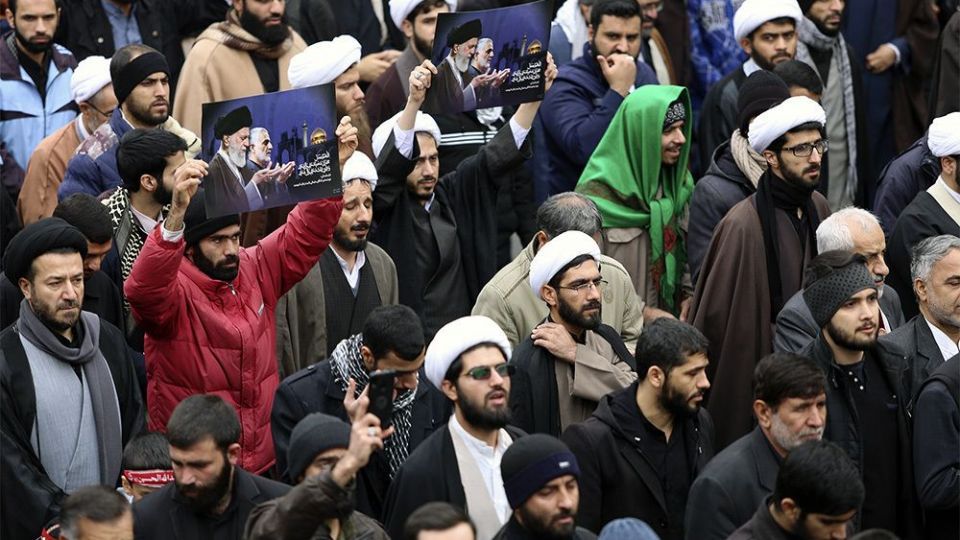  راهپیمایی مردم قم در پی شهادت سردار سلیمانی