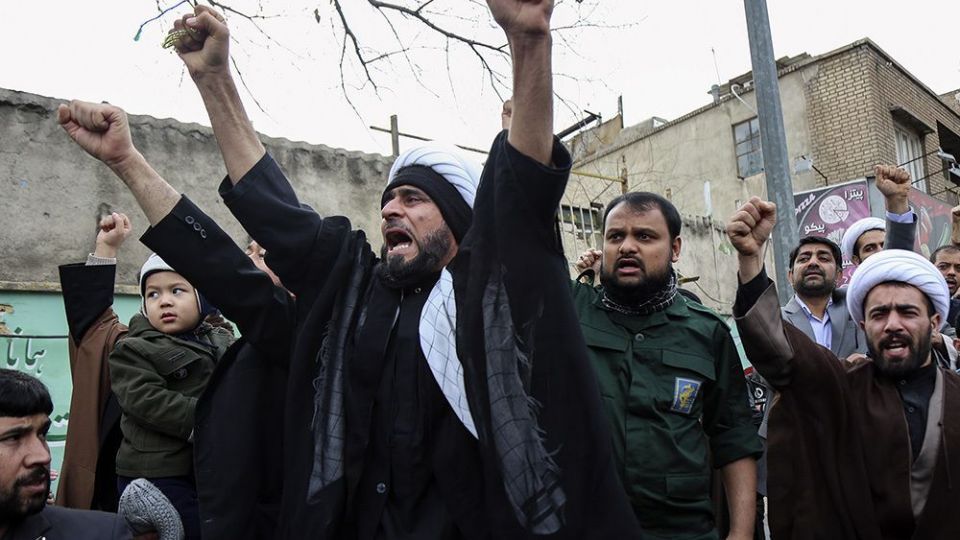  راهپیمایی مردم قم در پی شهادت سردار سلیمانی