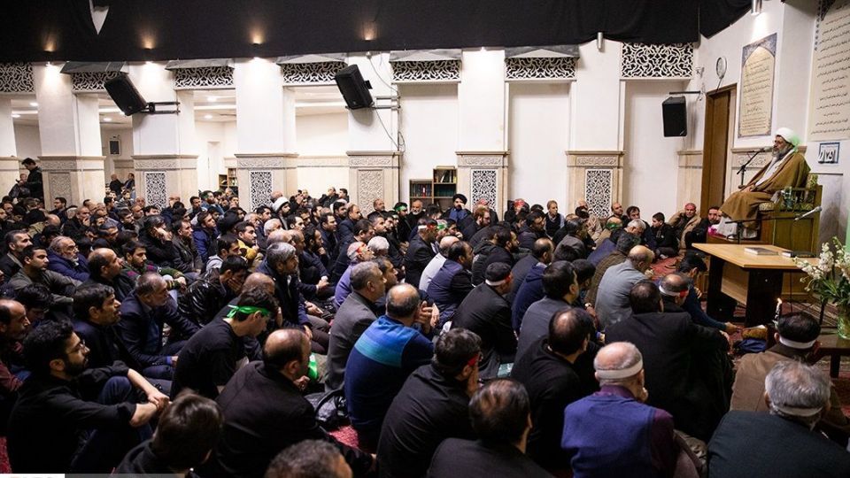 عزاداری شهادت سپهبد قاسم سلیمانی در مسجد قلهک