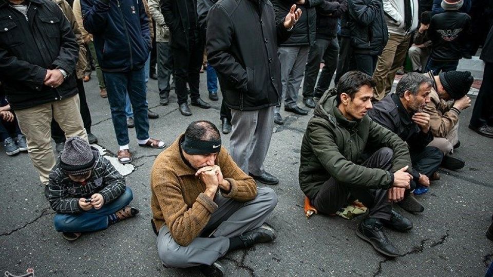  اجتماع عزاداران فاطمی در میدان هفت تیر 