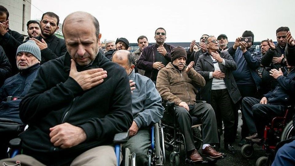  اجتماع عزاداران فاطمی در میدان هفت تیر 