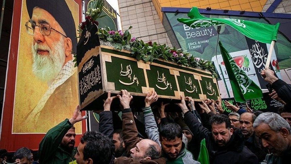  اجتماع عزاداران فاطمی در میدان هفت تیر 