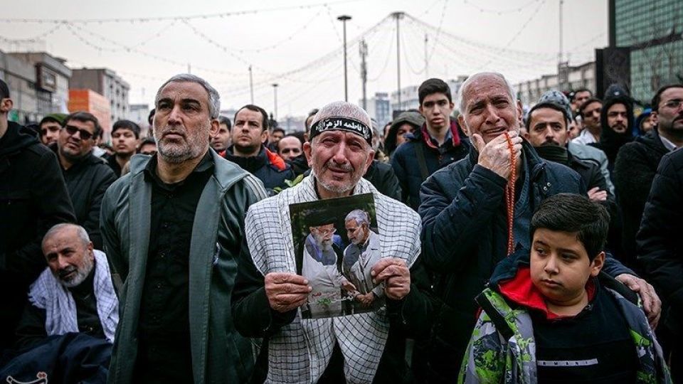  اجتماع عزاداران فاطمی در میدان هفت تیر 