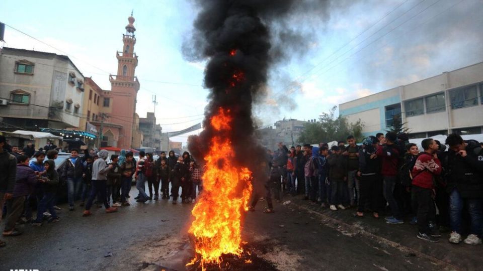 تظاهرات فلسطینیان علیه طرح موسوم به «معامله قرن»