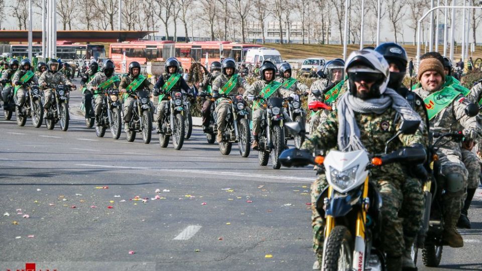 رژه موتور سواران نیرو‌های مسلح