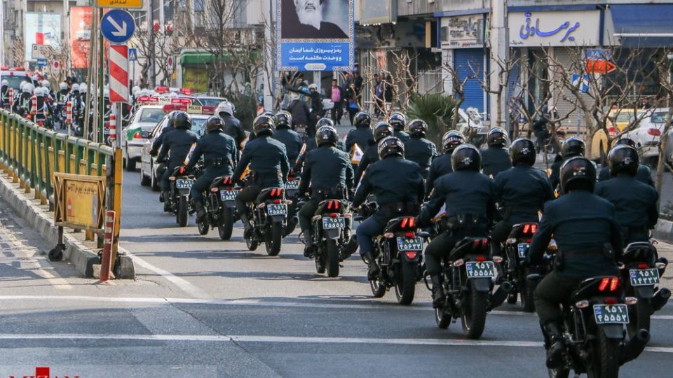 رژه موتور سواران نیرو‌های مسلح