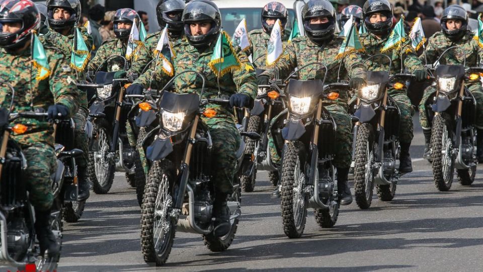رژه موتور سواران نیرو‌های مسلح