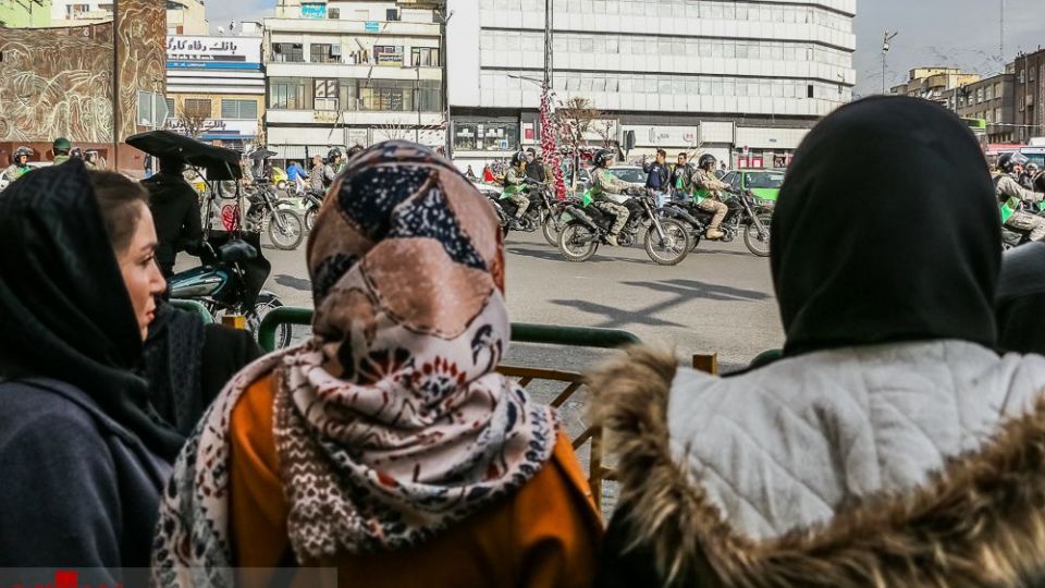 رژه موتور سواران نیرو‌های مسلح