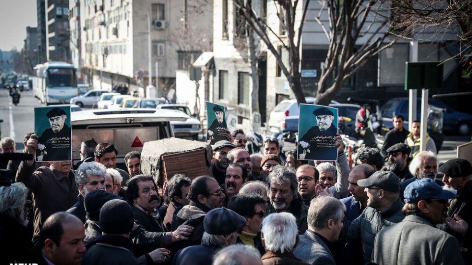 تشییع پیکر مرحوم ولی‌الله شیراندامی