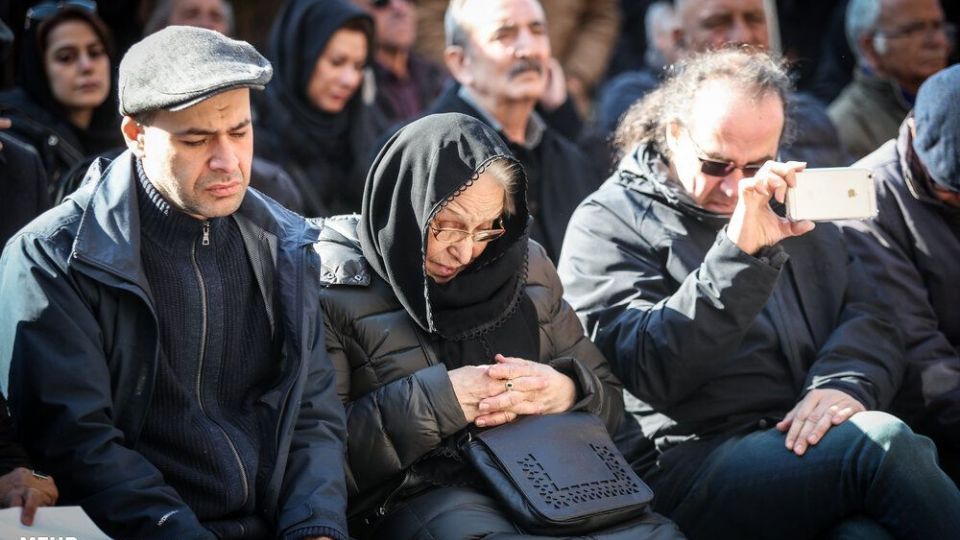 تشییع پیکر مرحوم ولی‌الله شیراندامی