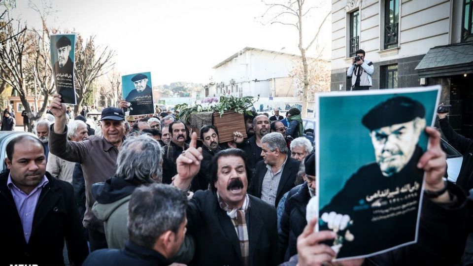 تشییع پیکر مرحوم ولی‌الله شیراندامی